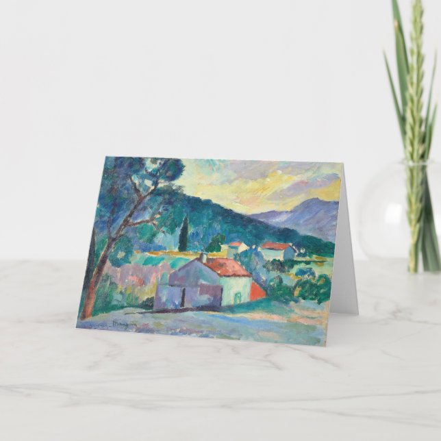 Le Mas à Saint-Tropez | Henri Manguin Card (Front)