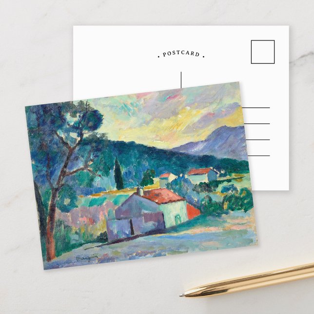 Le Mas à Saint-Tropez | Henri Manguin Postcard (Creator Uploaded)