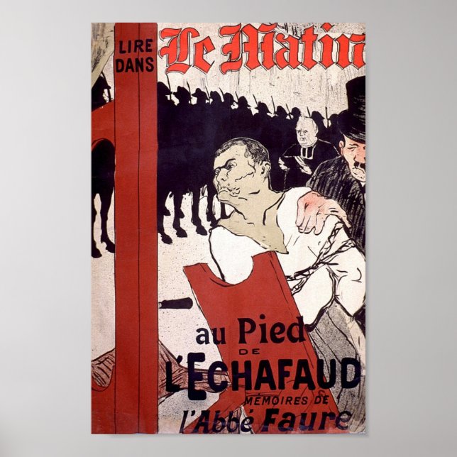 Le Matin Toulouse Lautrec 1893 Poster (Front)