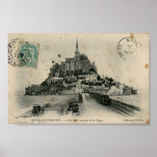 Le Mont_Saint_Michel _ 1905 Poster