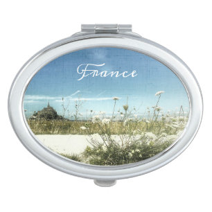 Le Mont Saint Michel France Architecture Compact Mirror