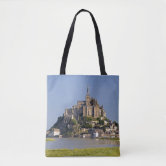 ★Le Mont Saint Michel★ ANILLE Advertisement Tote Bag_Grey Le Mont Saint Michel in the region of Tote Bag | Zazzle