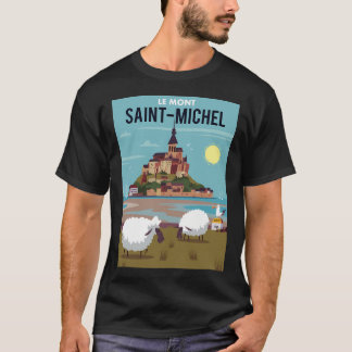 Le Mont Saint Michel Poster T-Shirt