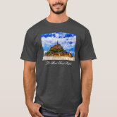 ★Le Mont Saint Michel★ Vintage washed unisex Tshirtsblue L Le Mont Saint Michel T-Shirt | Zazzle