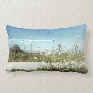 Le Mont Saint Michel View Normandy France Cushion