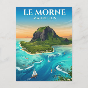 Le Morne Brabant, Le Morne, Black River Postcard