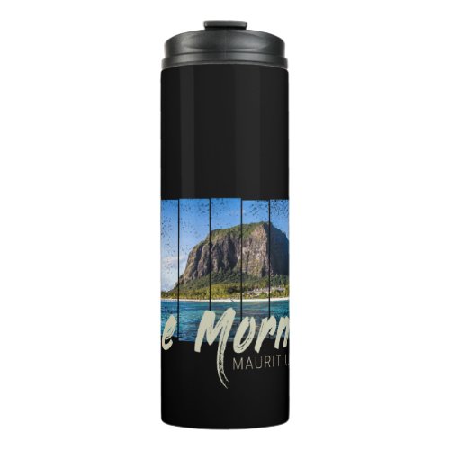 Le Morne Mauritius beach vintage souvenir Thermal Tumbler