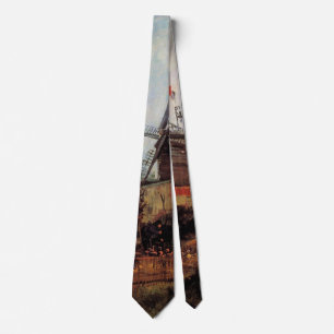 Le Moulin de Blute Fin by Vincent van Gogh Tie