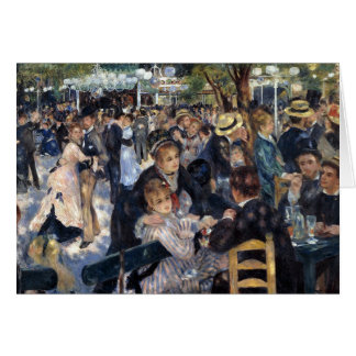 Le Moulin de la Galette by Pierre Auguste Renoir Cards