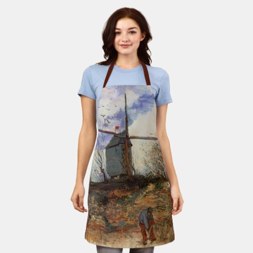 Le Moulin de la Galette by Vincent van Gogh Apron