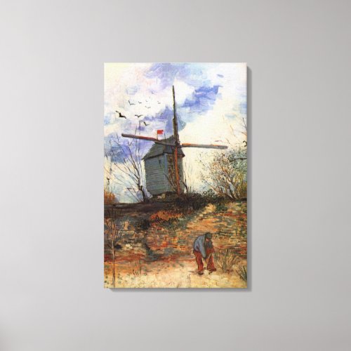 Le Moulin de la Galette by Vincent van Gogh Canvas Print