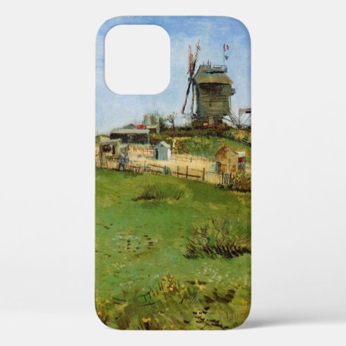 Le Moulin de la Galette by Vincent van Gogh iPhone 12 Case