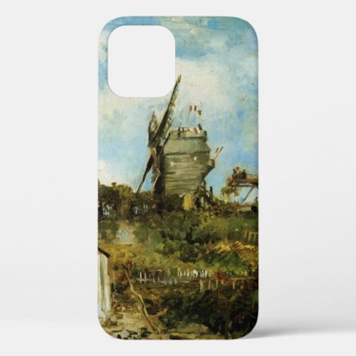 Le Moulin de la Galette by Vincent van Gogh iPhone 12 Case