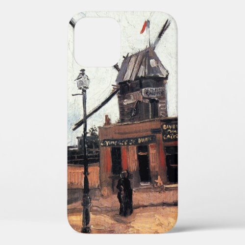 Le Moulin de la Galette by Vincent van Gogh iPhone 12 Case