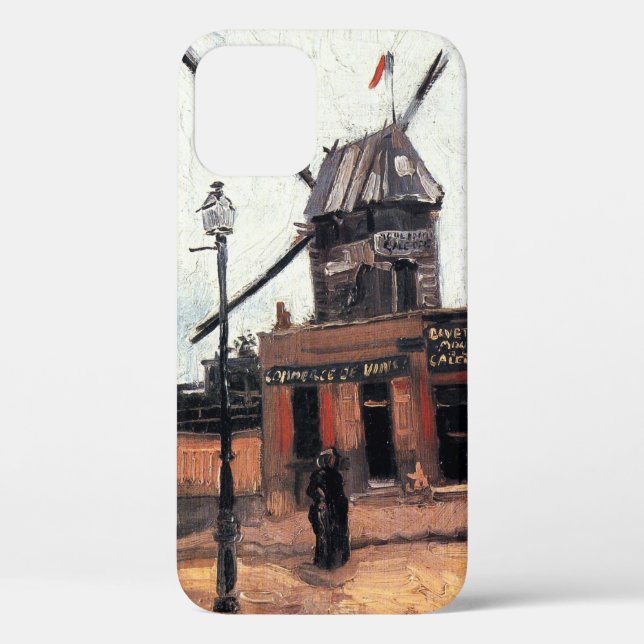 Le Moulin de la Galette by Vincent van Gogh Case-Mate iPhone Case (Back)
