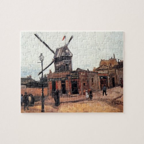 Le Moulin de la Galette by Vincent van Gogh Jigsaw Puzzle