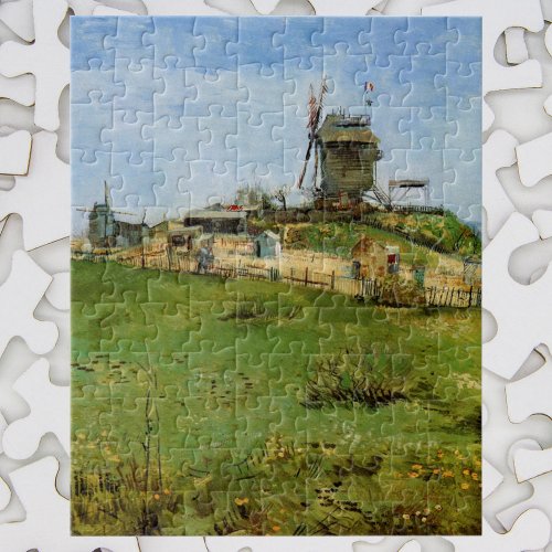 Le Moulin de la Galette by Vincent van Gogh Jigsaw Puzzle