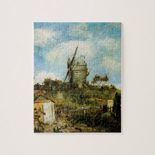 Le Moulin de la Galette by Vincent van Gogh Jigsaw Puzzle