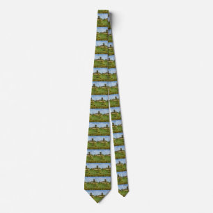 Le Moulin de la Galette by Vincent van Gogh Neck Tie