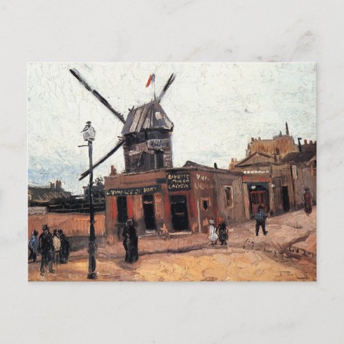 Le Moulin de la Galette by Vincent van Gogh Postcard