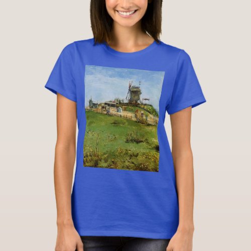 Le Moulin de la Galette by Vincent van Gogh T_Shirt