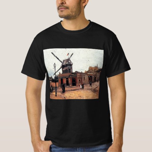 Le Moulin de la Galette by Vincent van Gogh T_Shirt