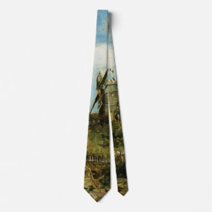 Le Moulin de la Galette by Vincent van Gogh Tie