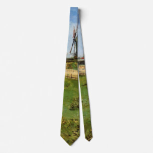 Le Moulin de la Galette by Vincent van Gogh Tie