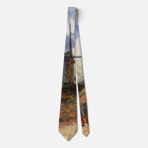 Le Moulin de la Galette by Vincent van Gogh Tie