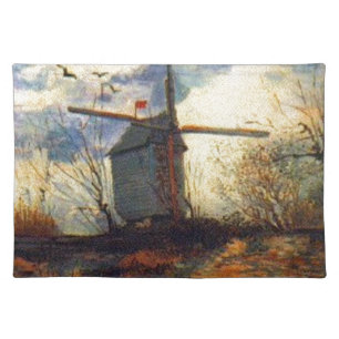 Le Moulin de la Galette Van Gogh Cloth Placemat
