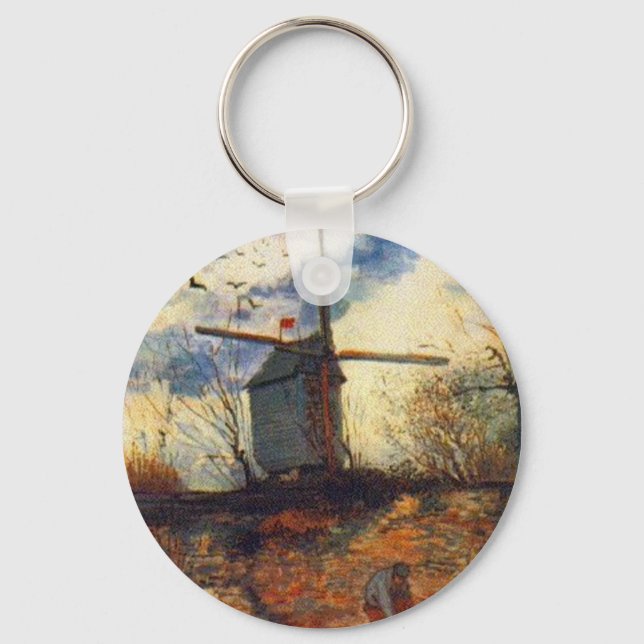 Le Moulin de la Galette Van Gogh Keychain (Front)