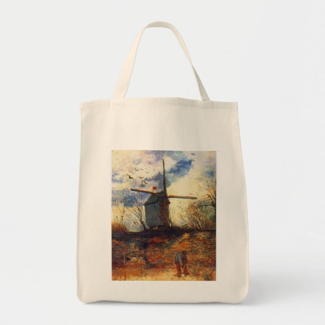 Le Moulin de la Galette Van Gogh Tote Bag (Front)