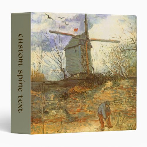 Le Moulin Galette by Vincent van Gogh Windmills Binder