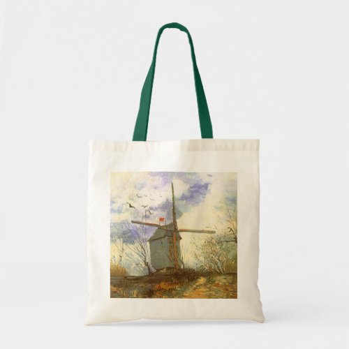 Le Moulin Galette by Vincent van Gogh Windmills Tote Bag