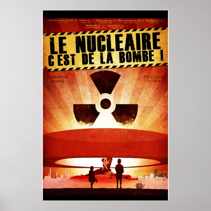 Le Nucléaire C'est de la bombe  Posters