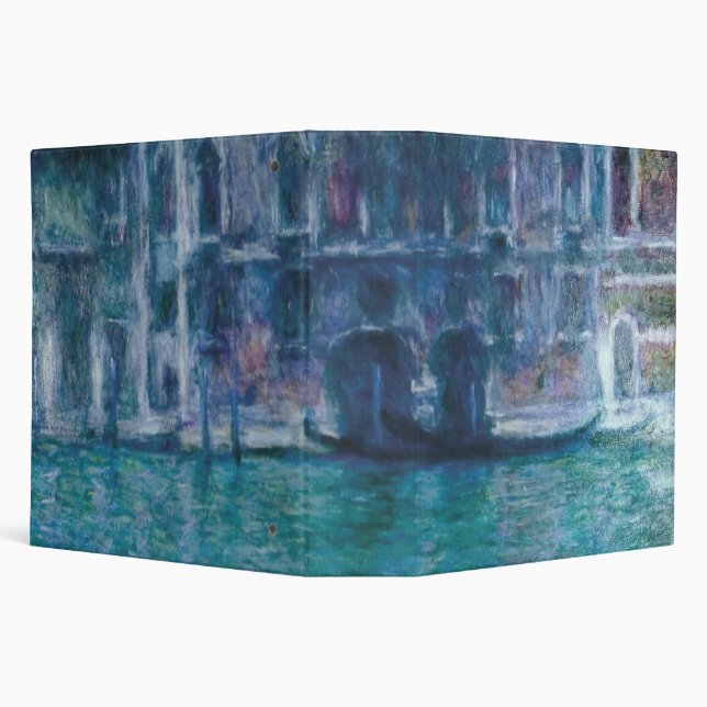 Le palais da Mula Claude Monet  3 Ring Binder (Background)