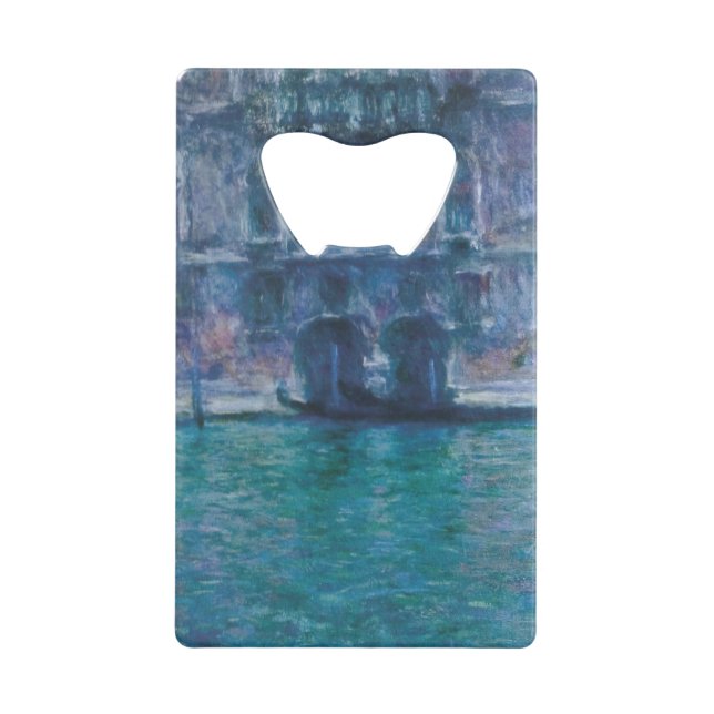 Le palais da Mula Claude Monet    Credit Card Bottle Opener (Front)