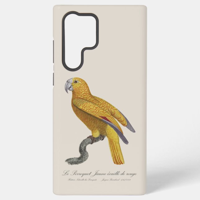 Le Perroquet Jaune ecaille de rouge  Samsung Galaxy Case (Back)