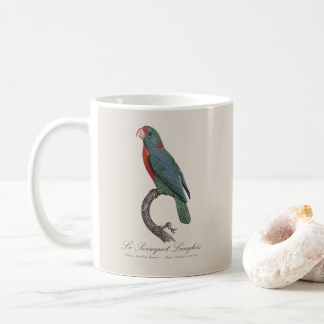 Le Perroquet Langlois  Coffee Mug (With Donut)