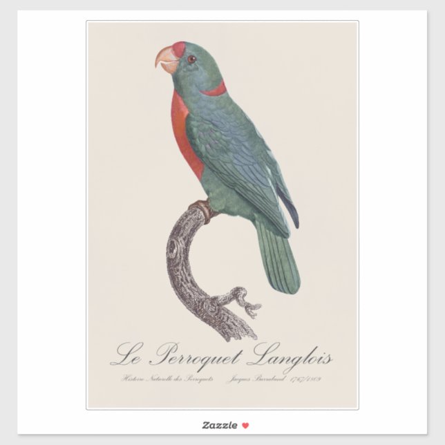 Le Perroquet Langlois  Sticker (Sheet)