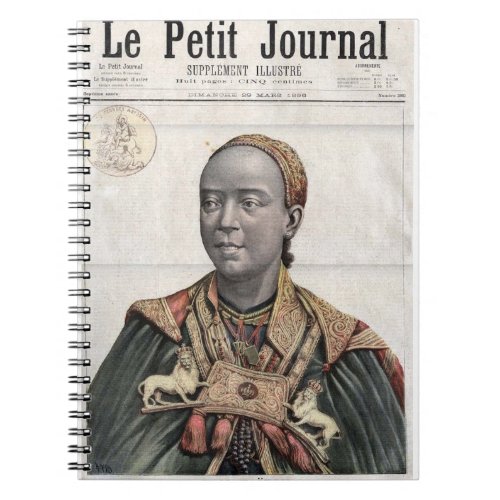 Le Petit Journal Ethiopian Empress Taytu Notebook