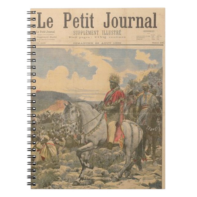 Le Petit Journal of Ethiopian Emperor Menelik II (Front)