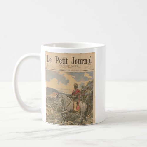 Le Petit Journal of Ethiopian Emperor Menelik II Coffee Mug