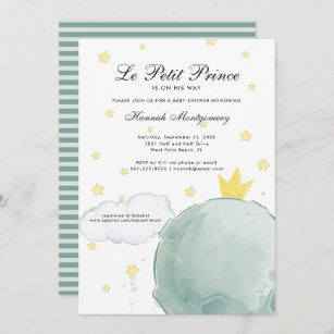 Le Petit Prince   Baby Shower Invitation