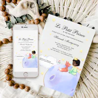 Le petit prince baby shower sale invitations