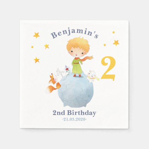 Le Petit Prince Birthday Napkins