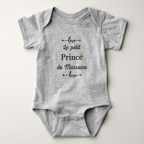 le petit prince de marraine baby bodysuit