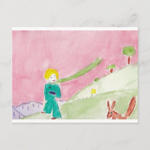 le petit Prince Postcard