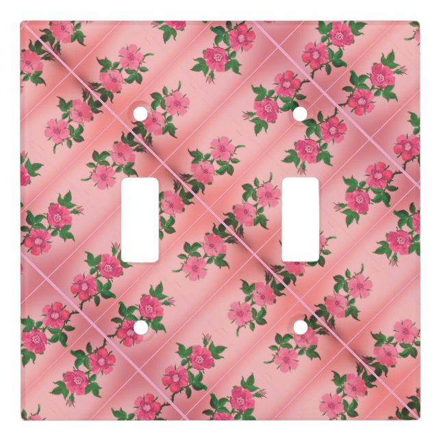 Le Petite Fleur light switch plate (Front)