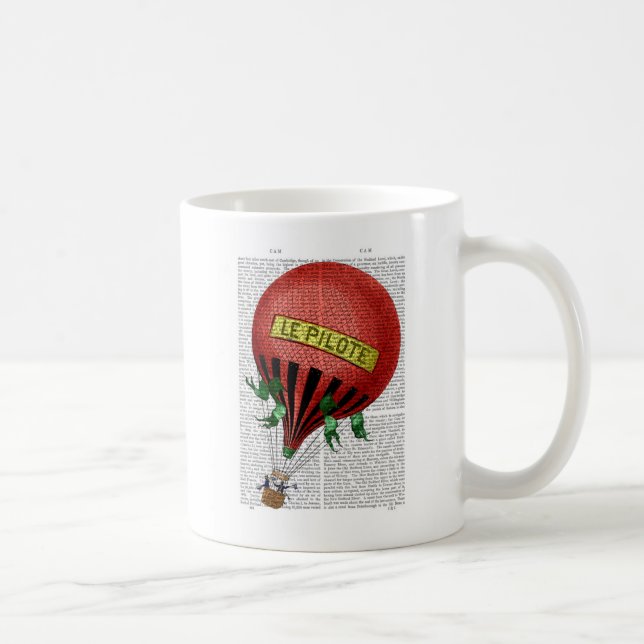 Le Pilote Hot Air Balloon 2 Coffee Mug (Right)